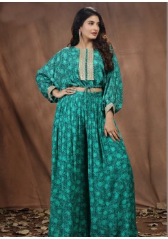 Rama Color Chinone Designer Sharara